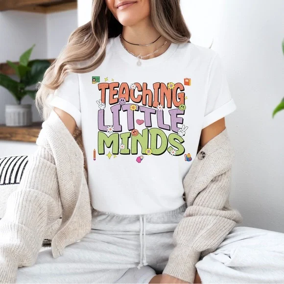 Cute Boho Teacher Shirt Elementary Teacher Shirt Back To School Teaching Shirt - Picture 3 of 4